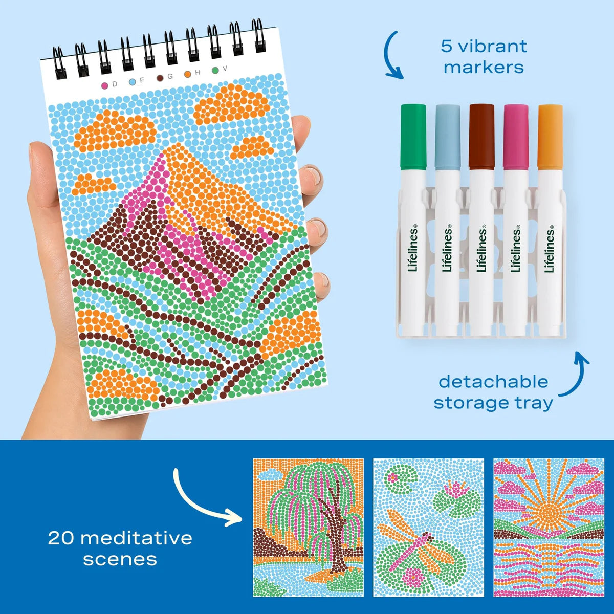 Lifelines FlowArt Mini Dot By Letter Nature's Wonders