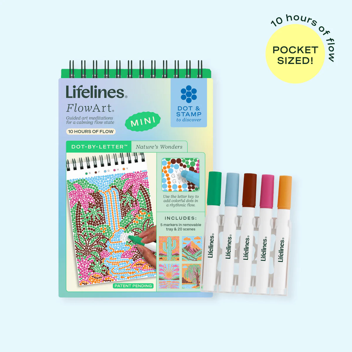 Lifelines FlowArt Mini Dot By Letter Nature's Wonders