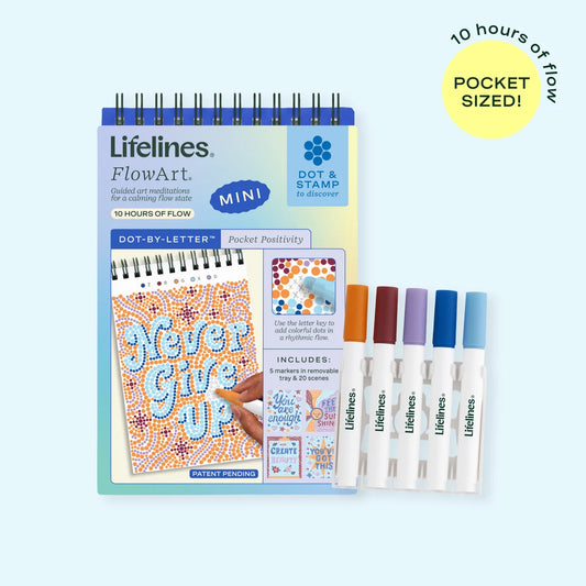 Lifelines FlowArt Mini Dot By Letter Pocket Positivity