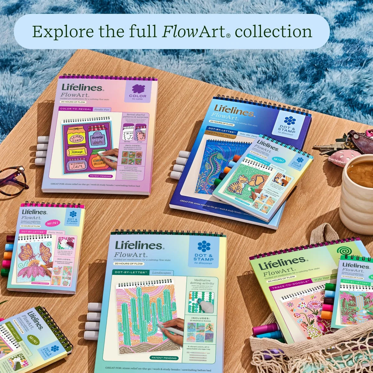 Lifelines FlowArt Mini Dot By Letter Pocket Positivity