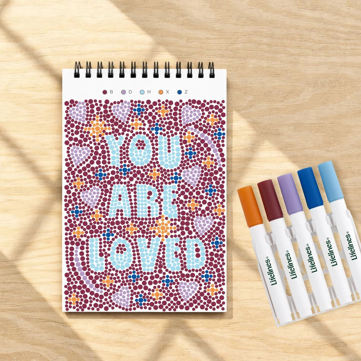 Lifelines FlowArt Mini Dot By Letter Pocket Positivity