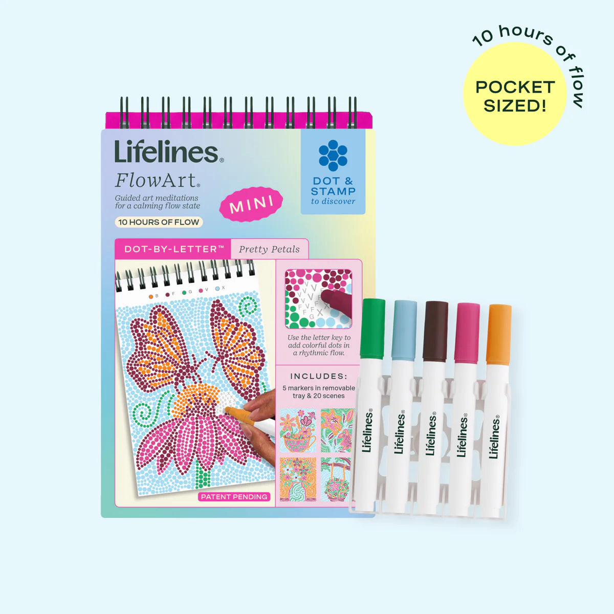 Lifelines FlowArt Mini Dot By Letter Pretty Petals