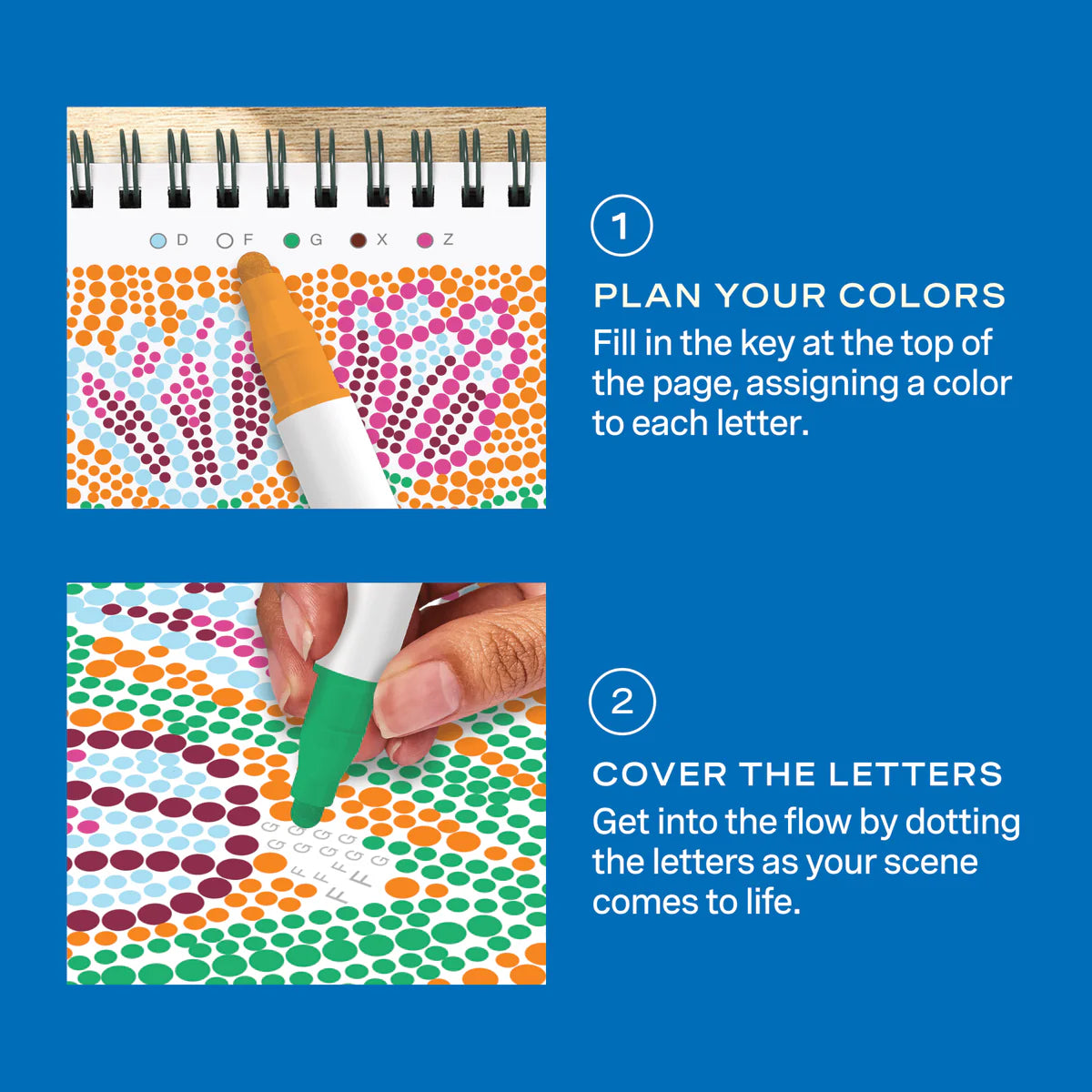 Lifelines FlowArt Mini Dot By Letter Pretty Petals