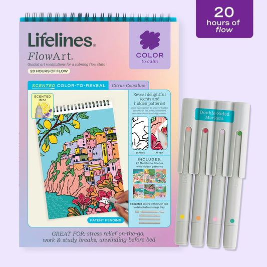 Lifelines FlowArt Color To Reveal Citrus Coastline