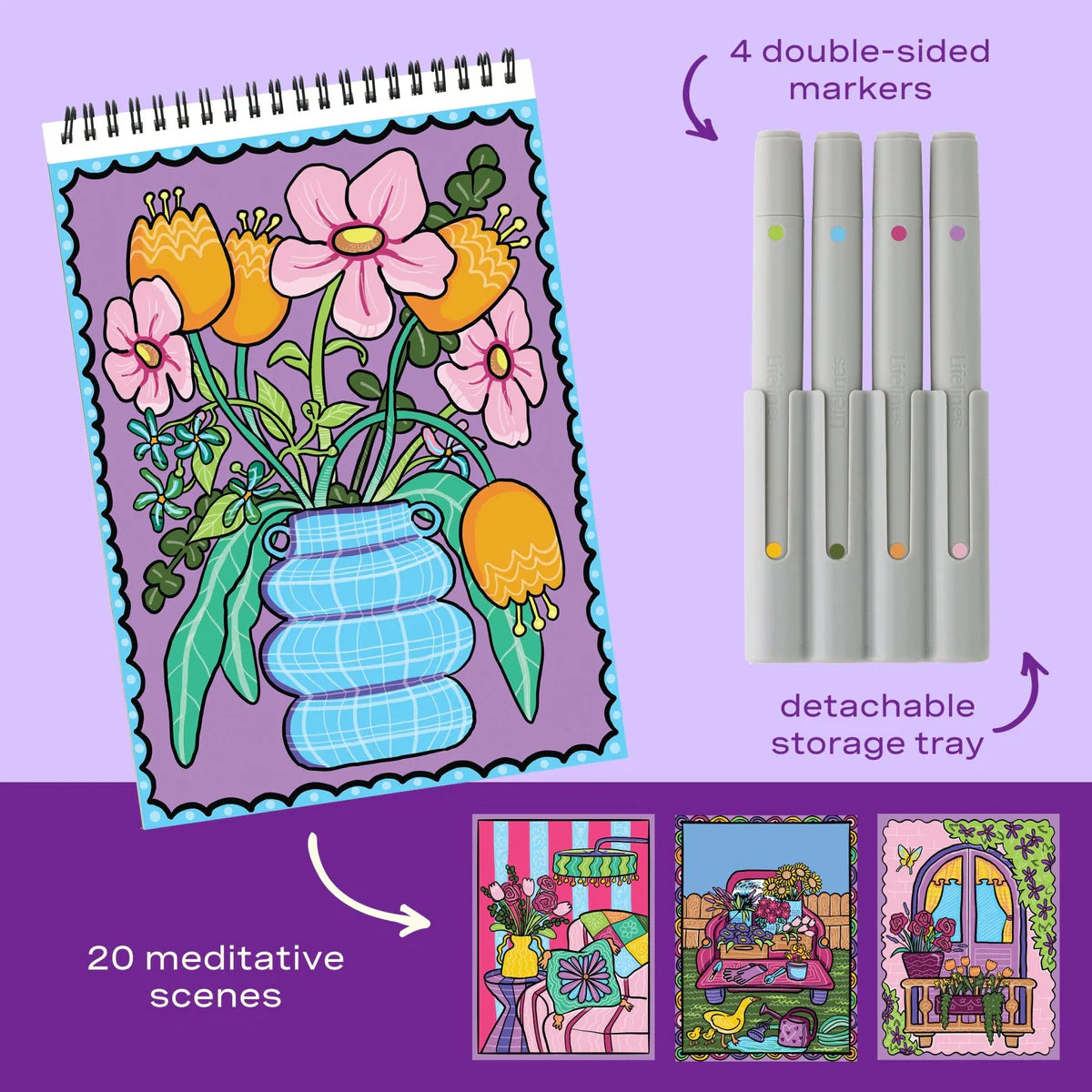 Lifelines FlowArt Color To Reveal Fragrant Blooms