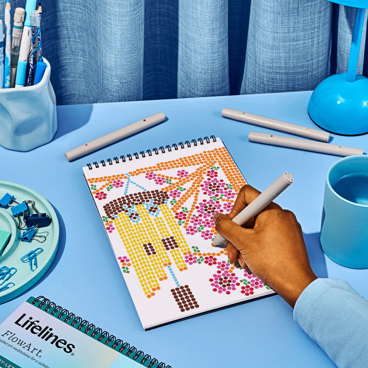 Lifelines FlowArt Stamp By Shape Secret Garden