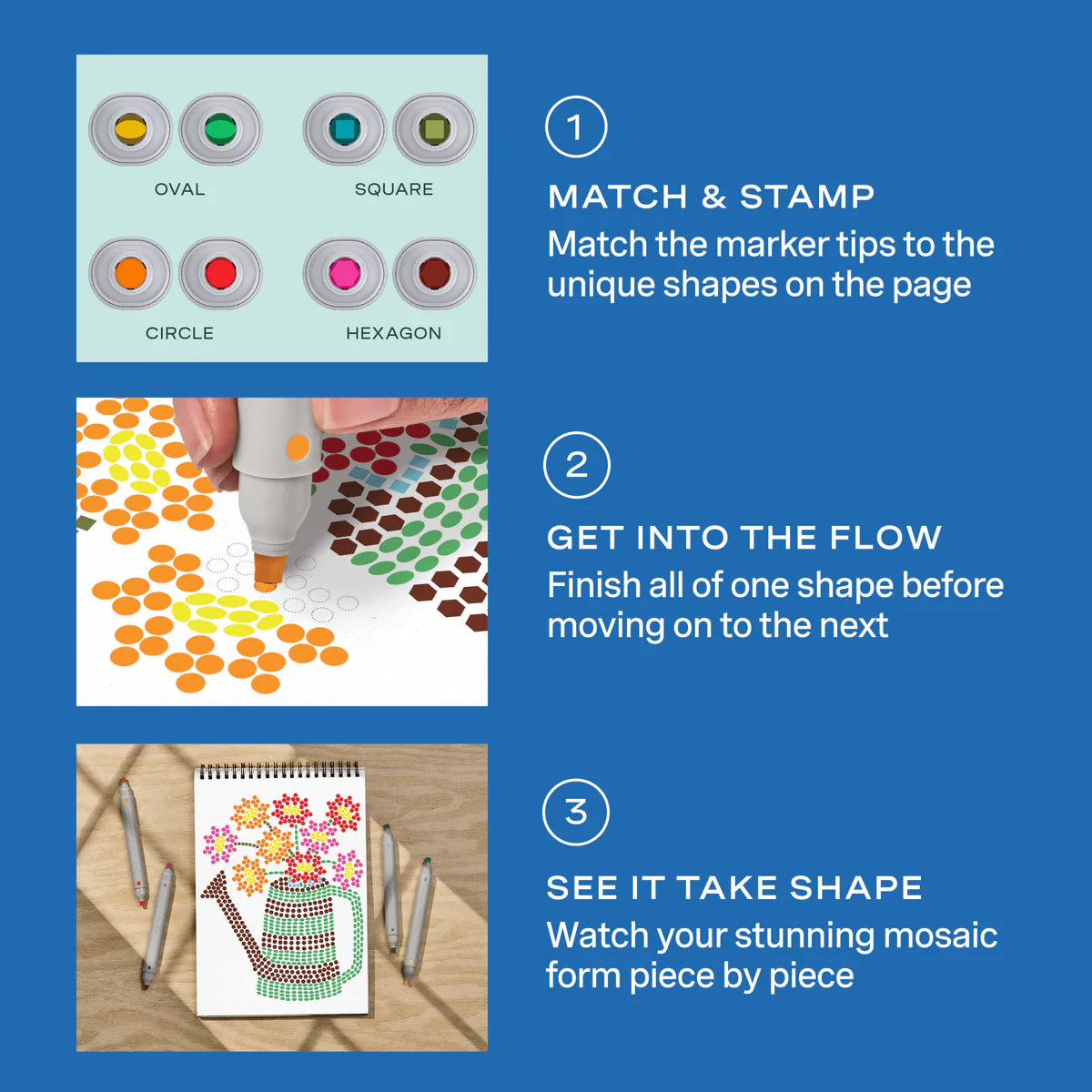 Lifelines FlowArt Stamp By Shape Secret Garden