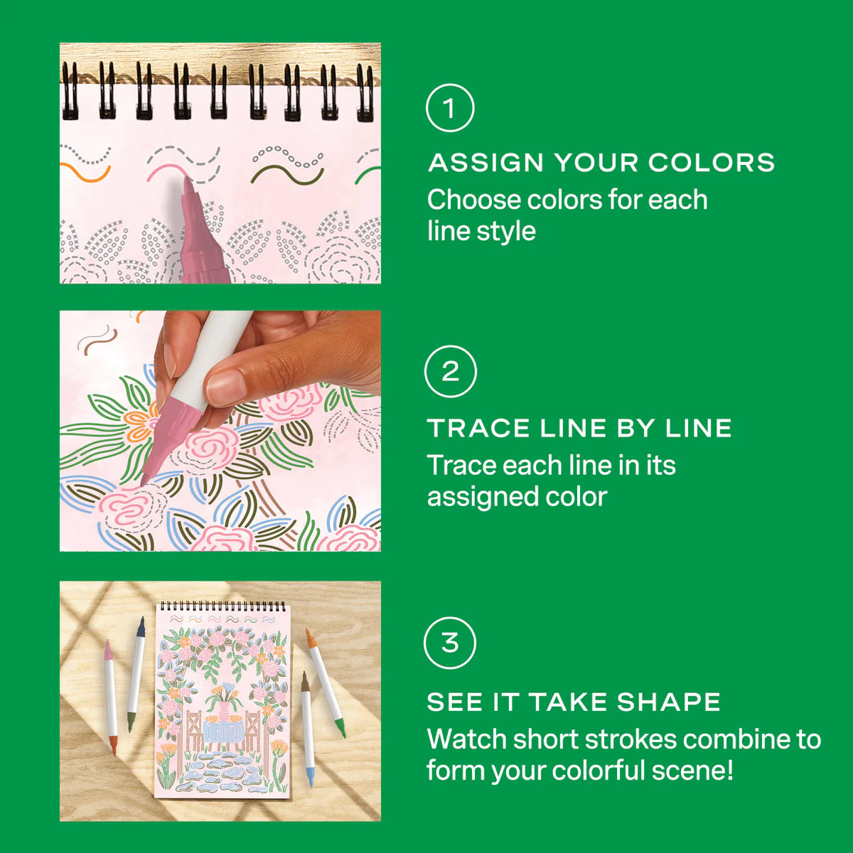 Lifelines FlowArt Trace By Line Brunch In Bloom
