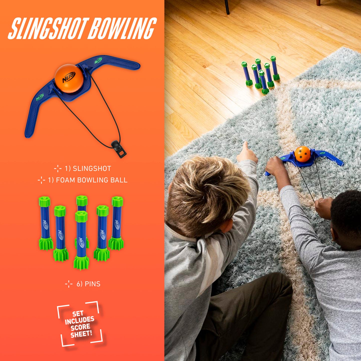 Nerf Slingshot Bowling