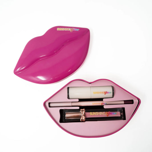 Heartbreaker Hot Pink 3pc Lip Tin