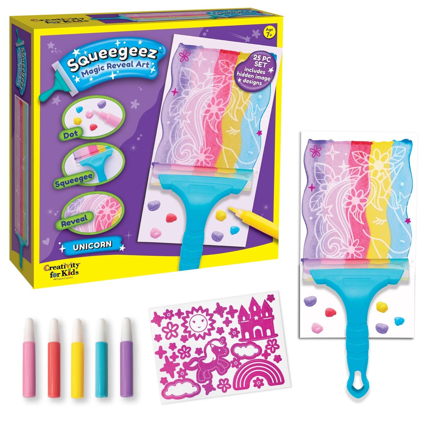 Squeegeez Magic Reveal Art Unicorn