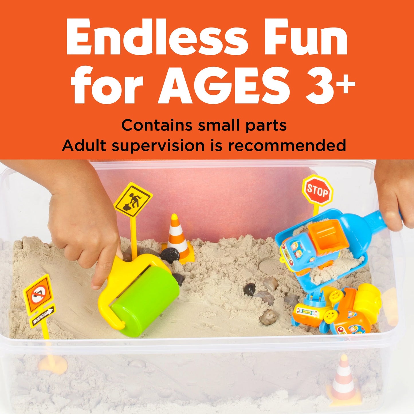 Construction Sensory Bin