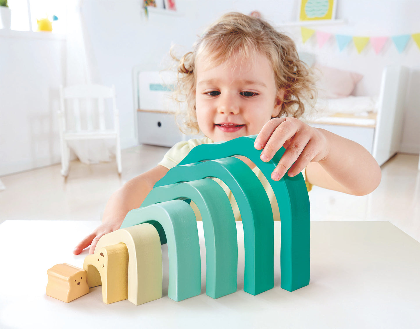 Arctic Polar Bear Stacking Blocks