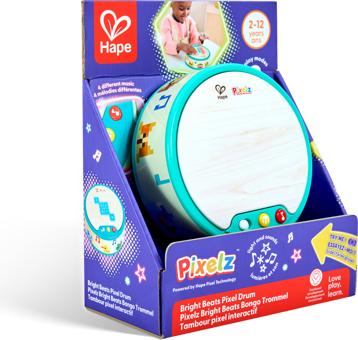 Bright Beats Pixel Drum