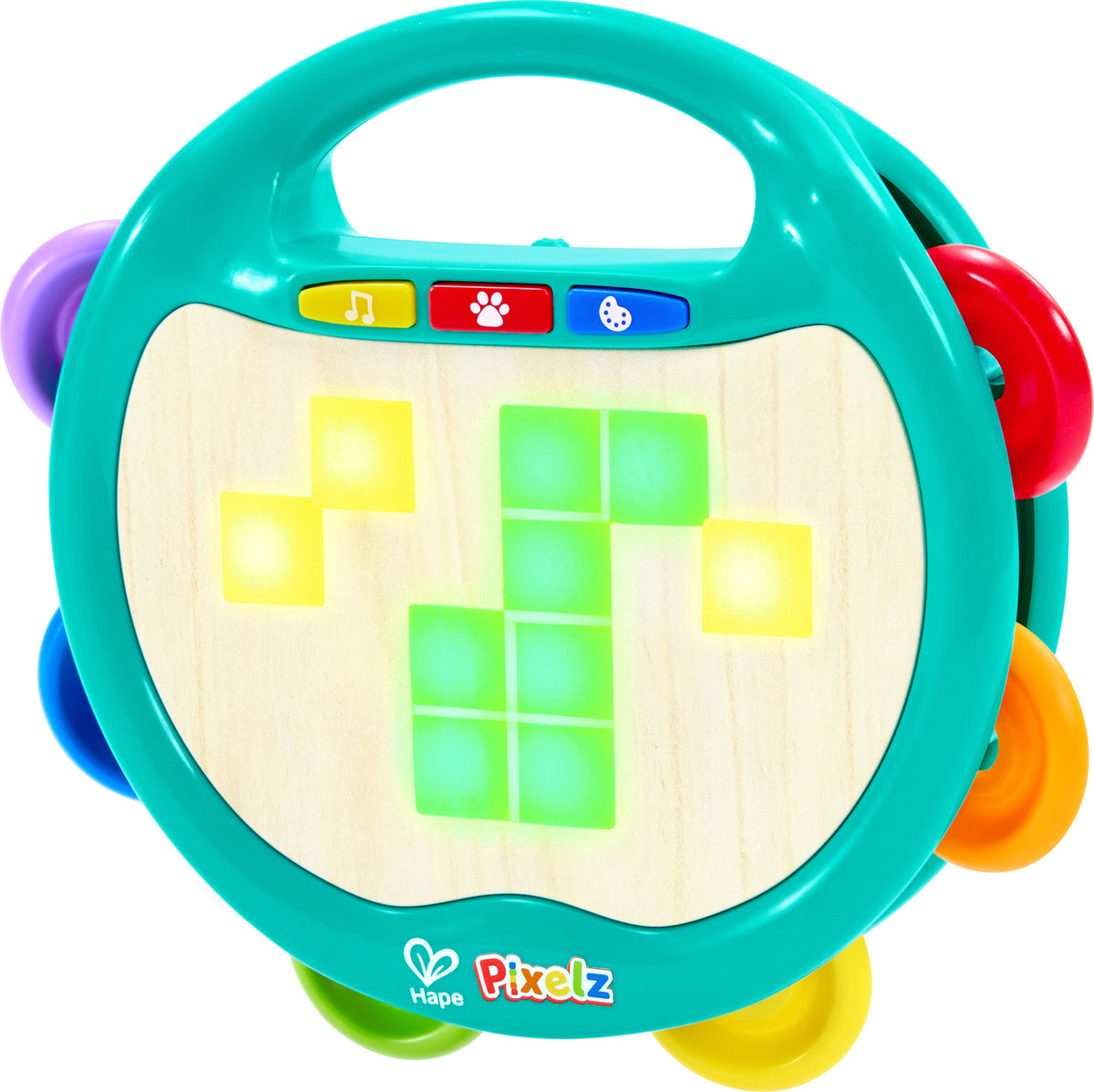 Shake & Tap Pixel Tambourine