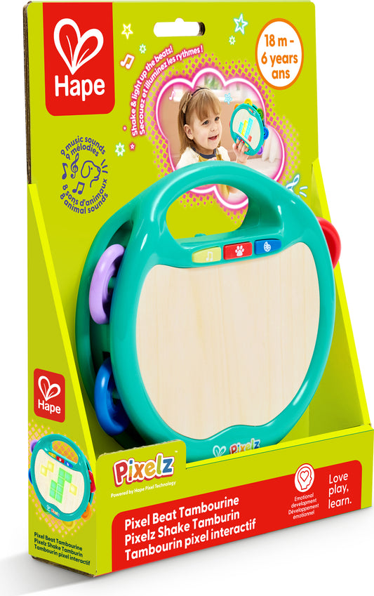 Shake & Tap Pixel Tambourine