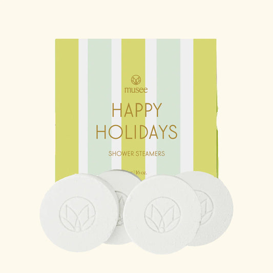 Happy Holidays Shower Steamers Set