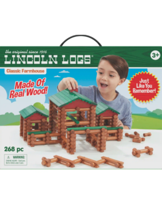 Classic Log Building Set 286 Pieces