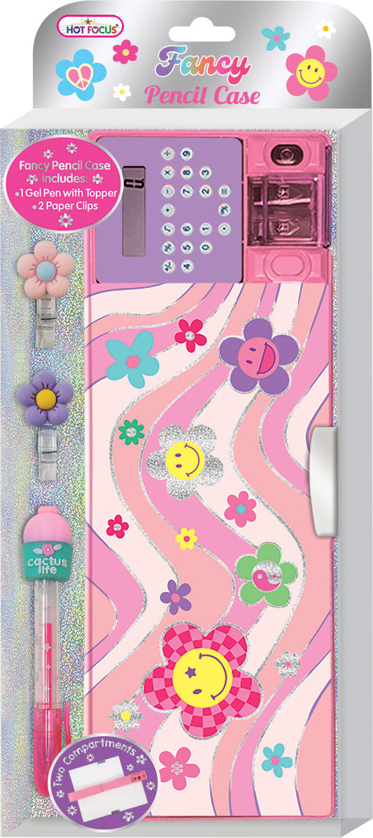 Groovy Flower Pencil Case