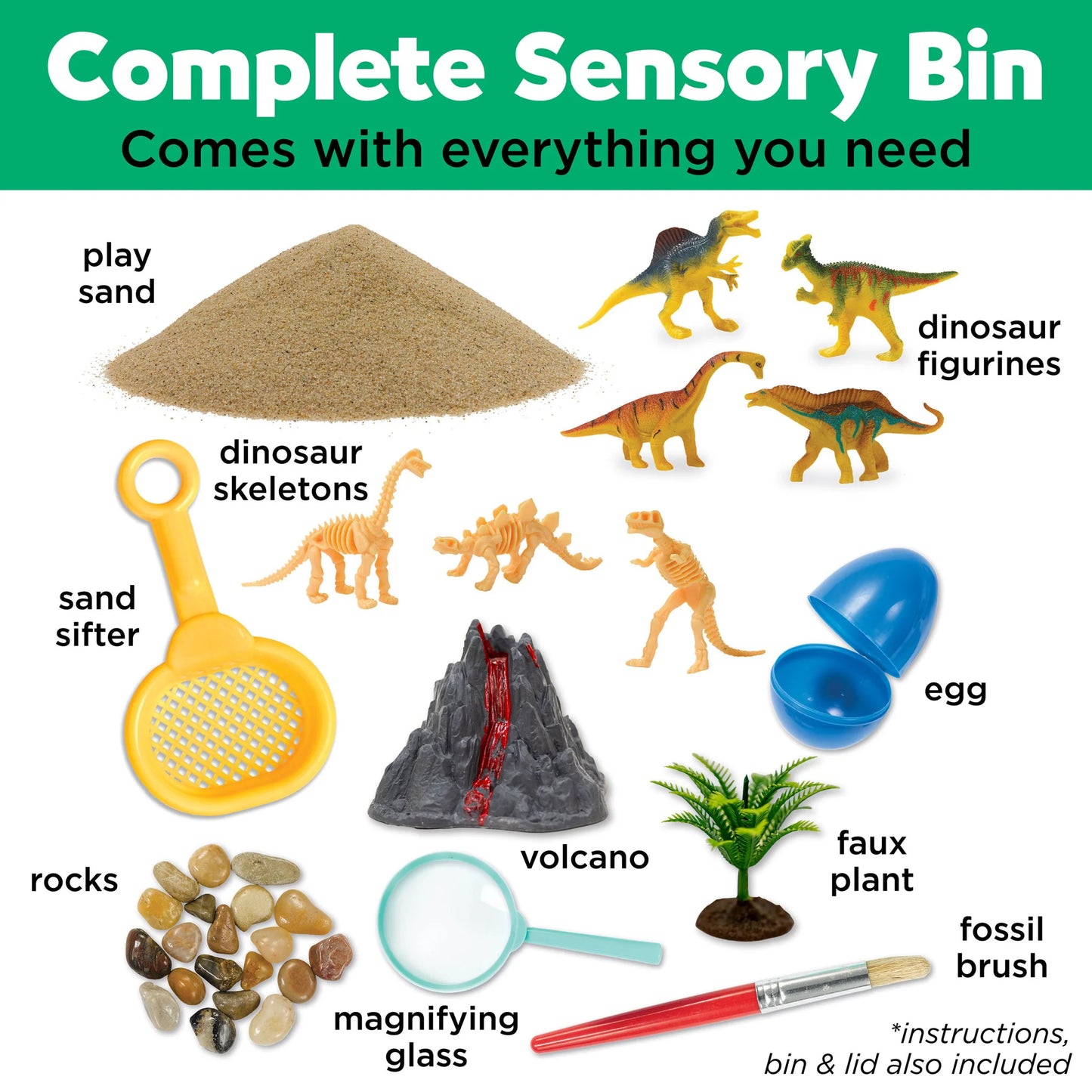 Dinosaur Sensory Bin