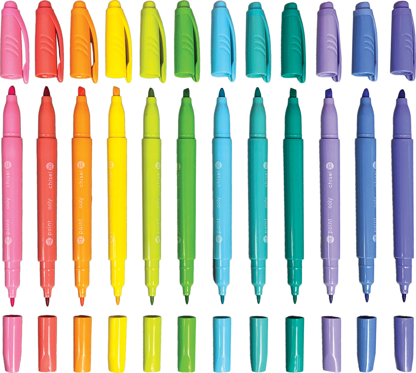 Pastel Hues Markers - Set of 12