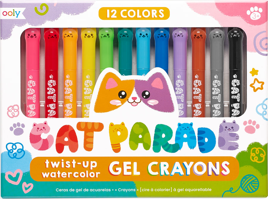 Cat Parade Watercolor Gel Crayons