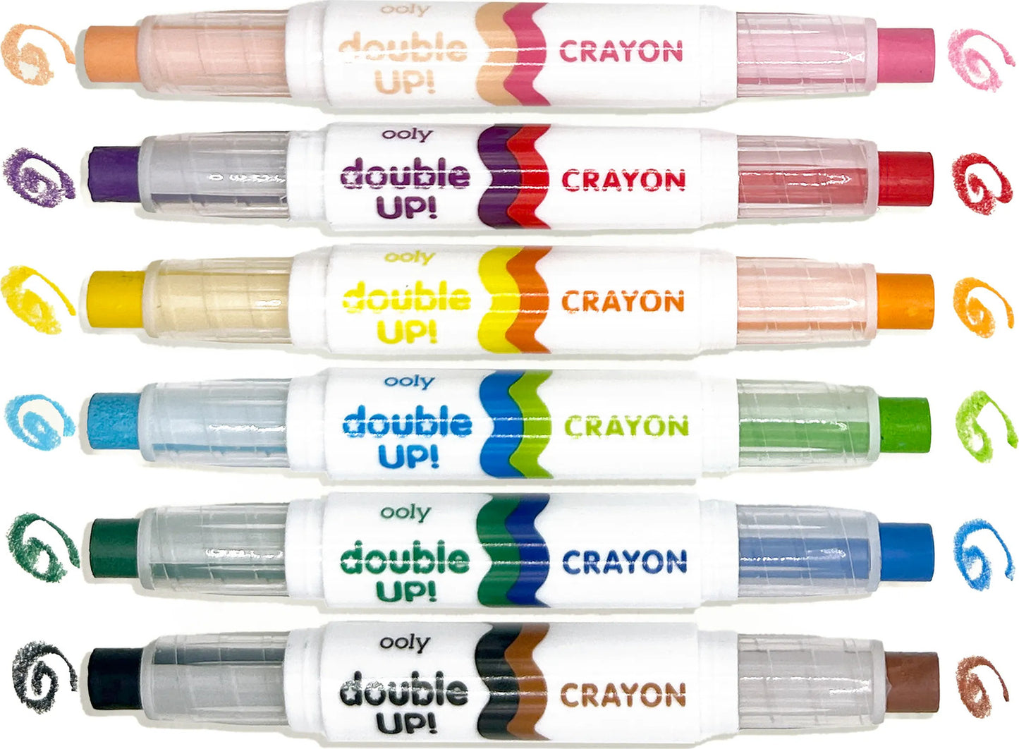 Double Up! Double-Ended Crayons - Set of 6