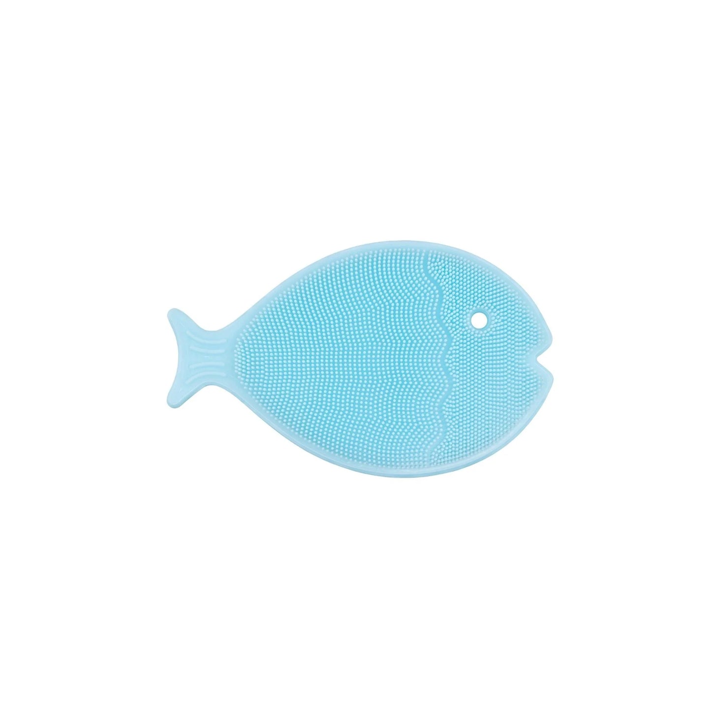 Silicone Mini Fish Scrub/Cradle Cap Brush