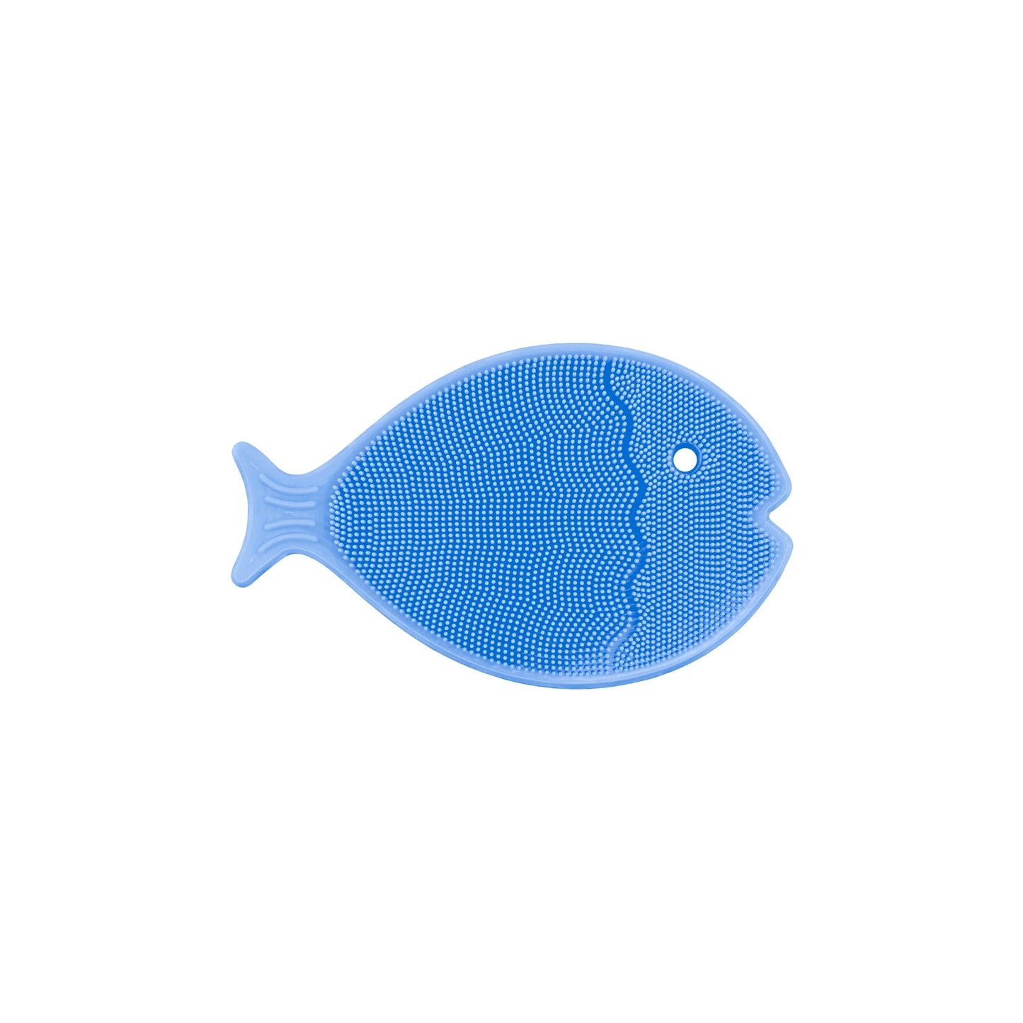 Silicone Mini Fish Scrub/Cradle Cap Brush