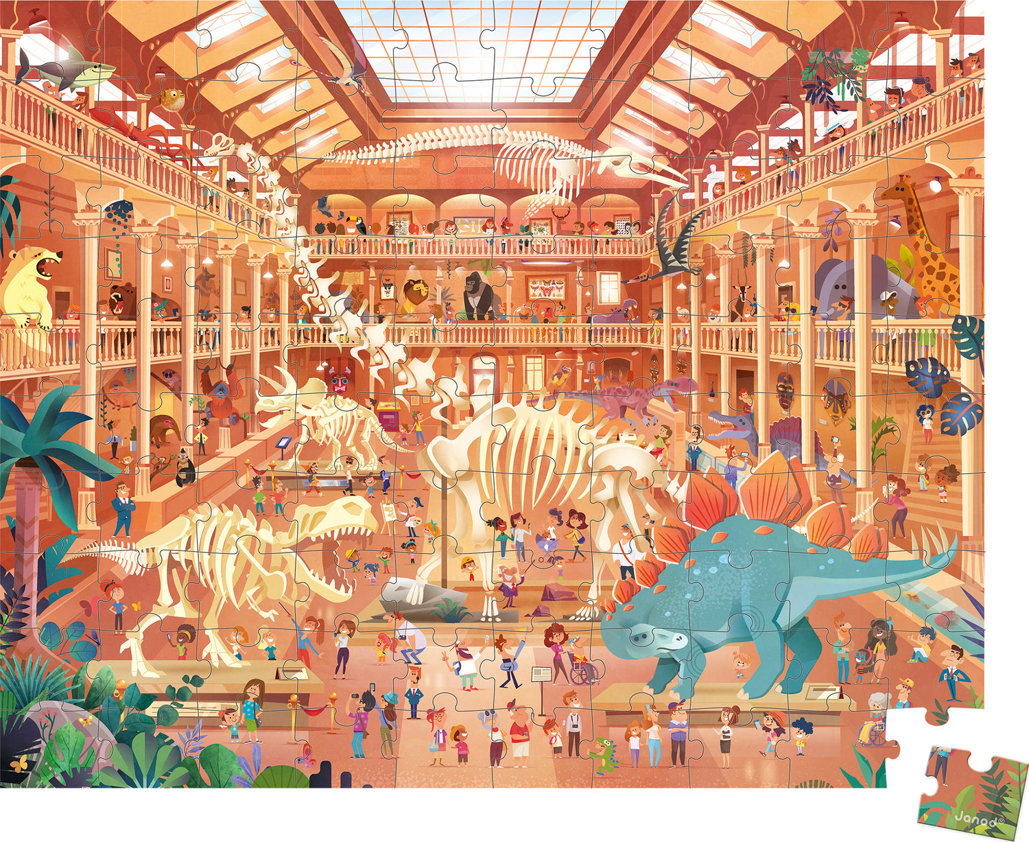 Natural History Museum Puzzle - 100 Pcs