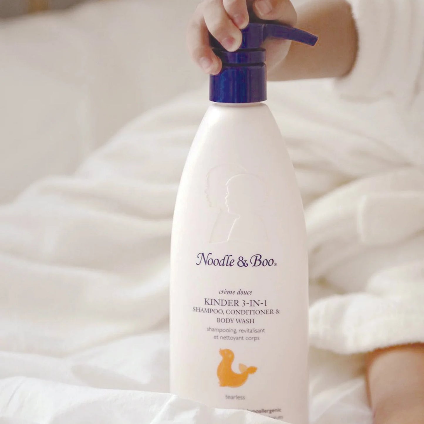 Kinder 3-In-1 Shampoo, Conditioner & Body Wash 16oz Créme Douce