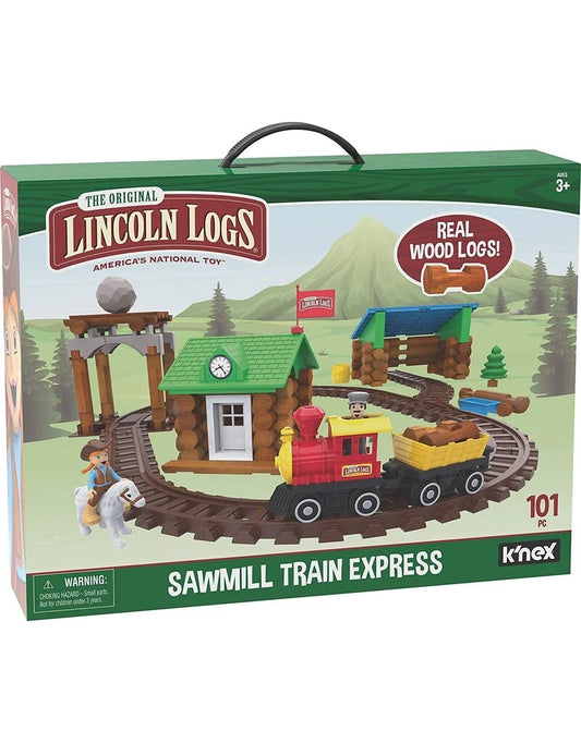 Log Building Train Set 101 Pieces