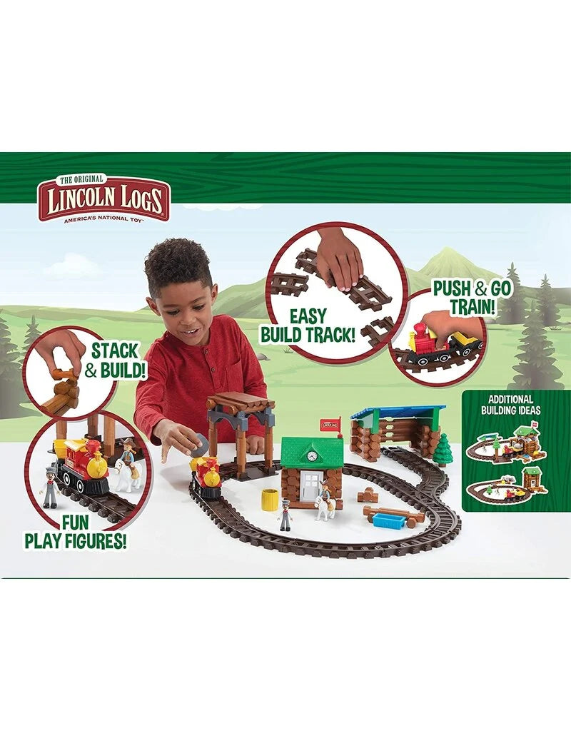 Log Building Train Set 101 Pieces