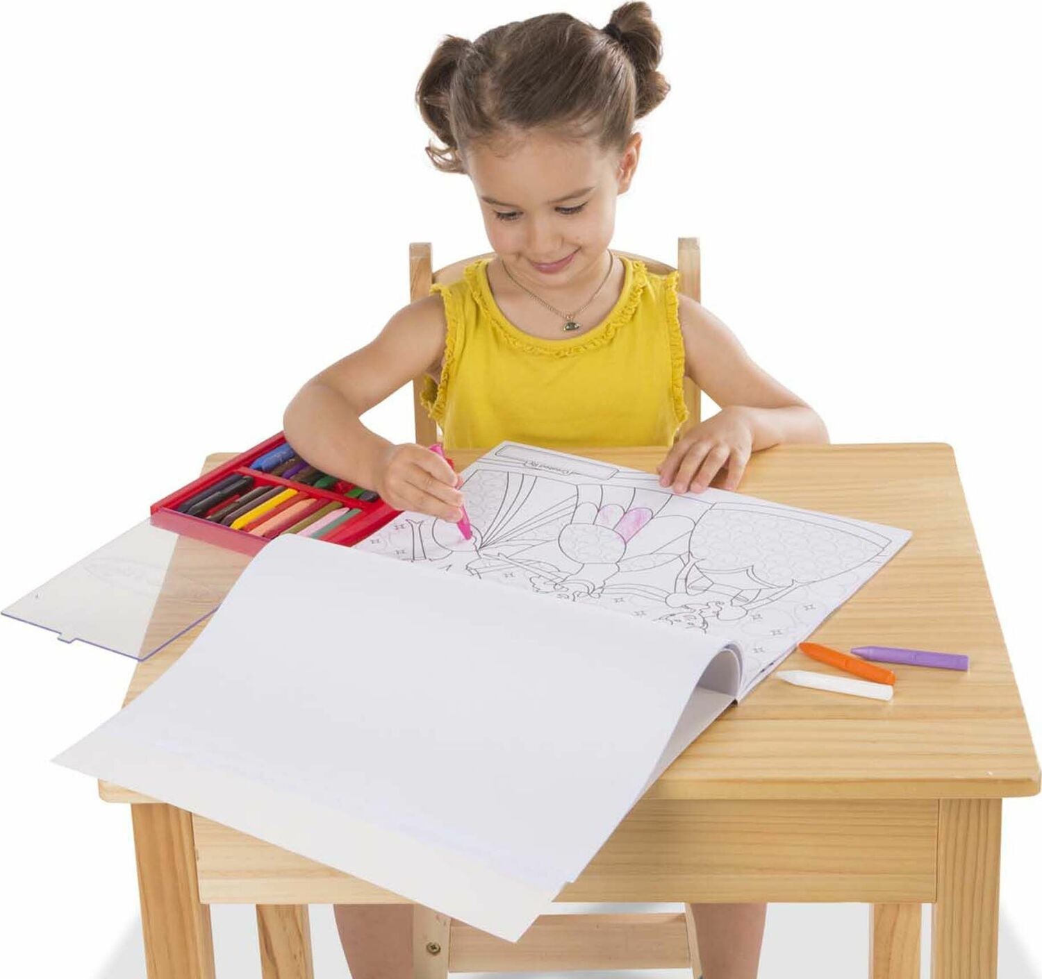 Jumbo Coloring Pad - Princess & Fairy