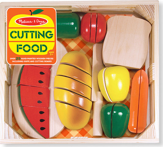 Wooden Cutting Food Play Food