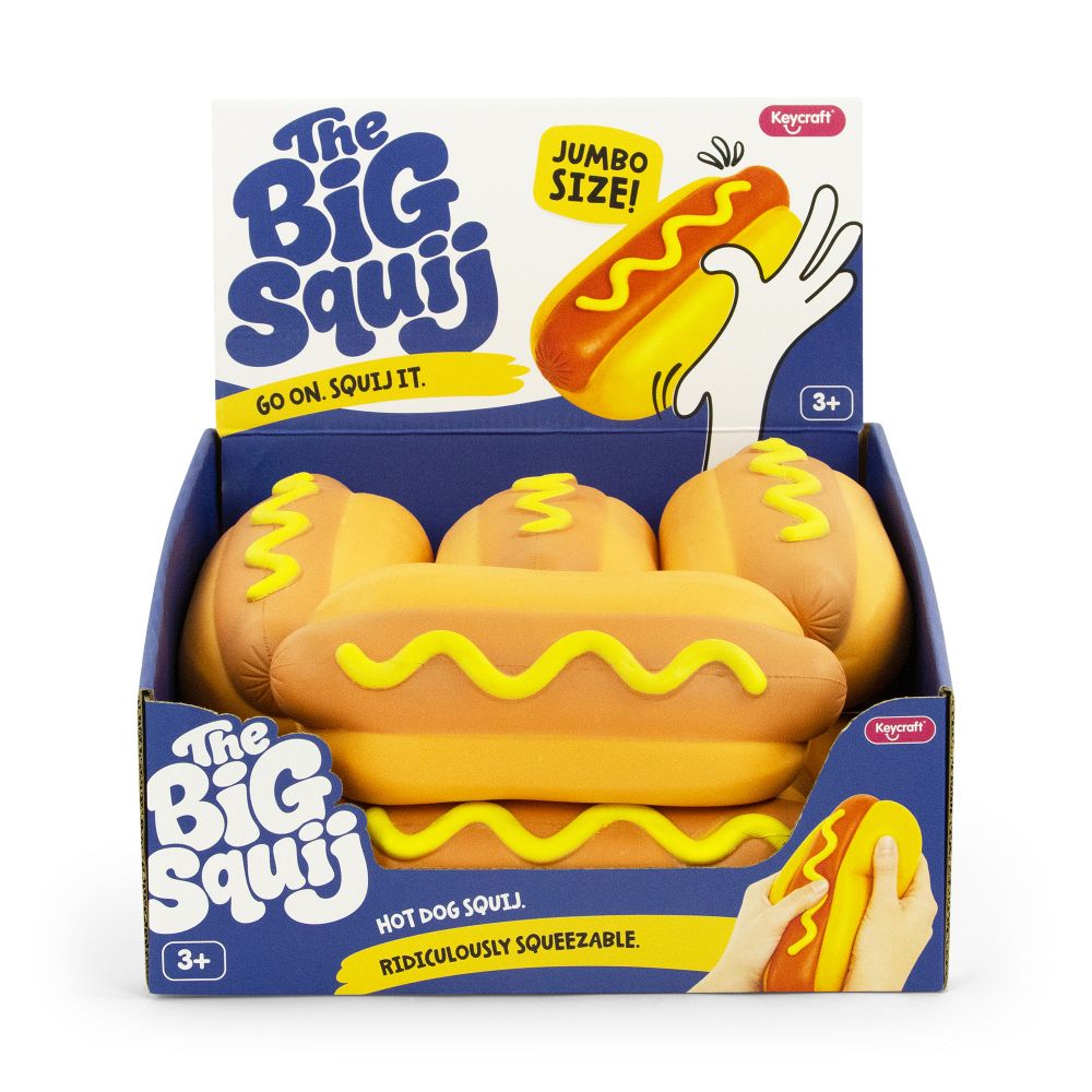 The Big Squij Hot Dog Squishy