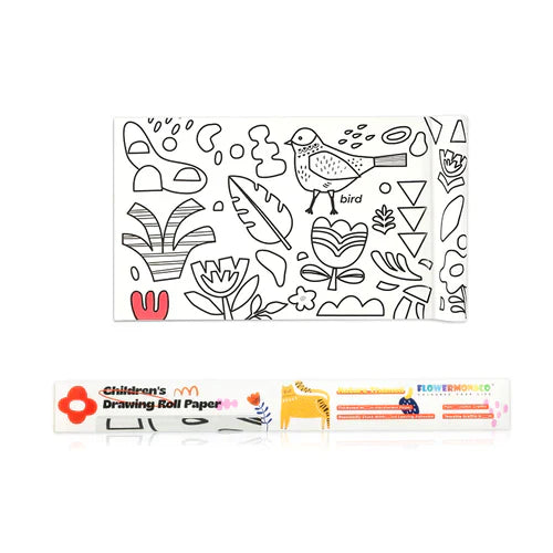 Flower Monaco Drawing Paper Nature Roll