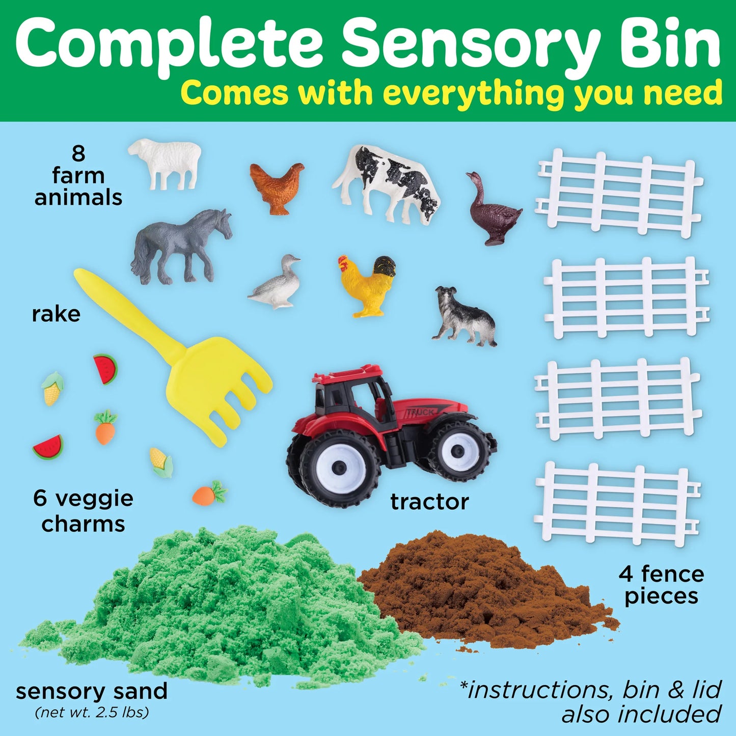 Farm Sensory Bin
