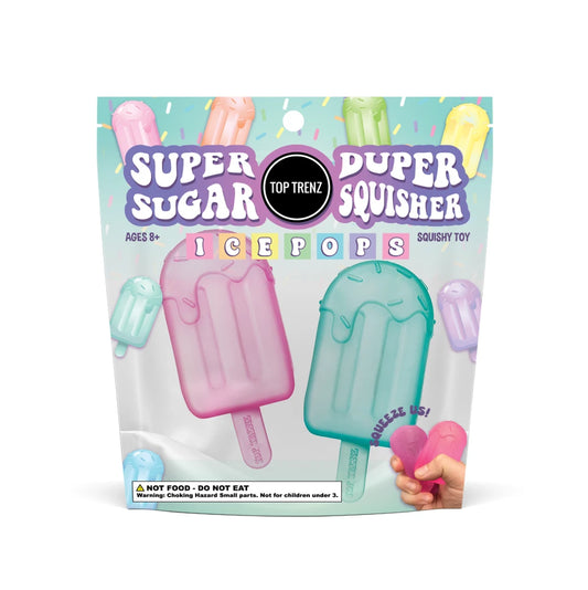 Super Duper Sugar Squisher Mini Ice Pop 2 Pack