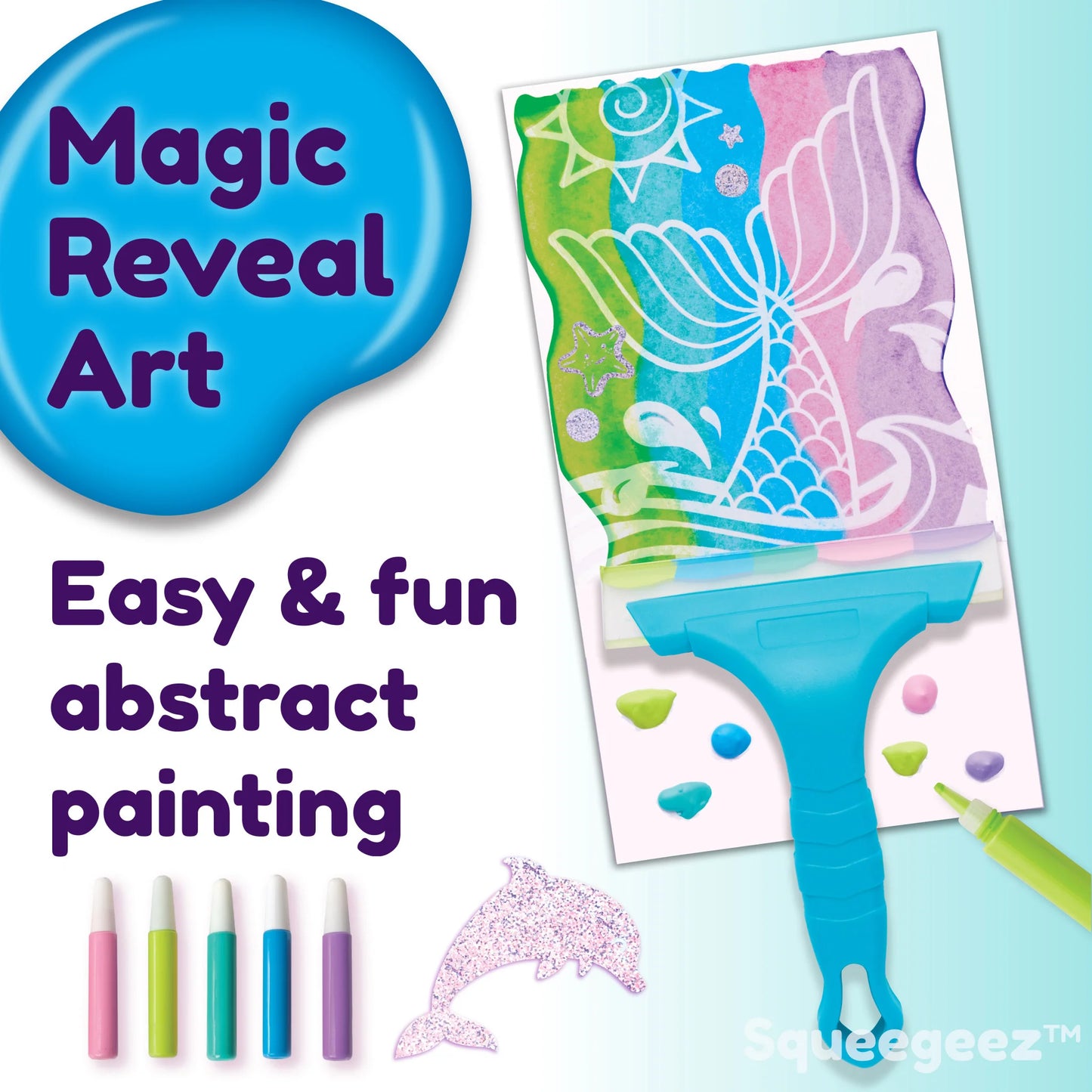 Squeegeez Magic Reveal Art Mermaid