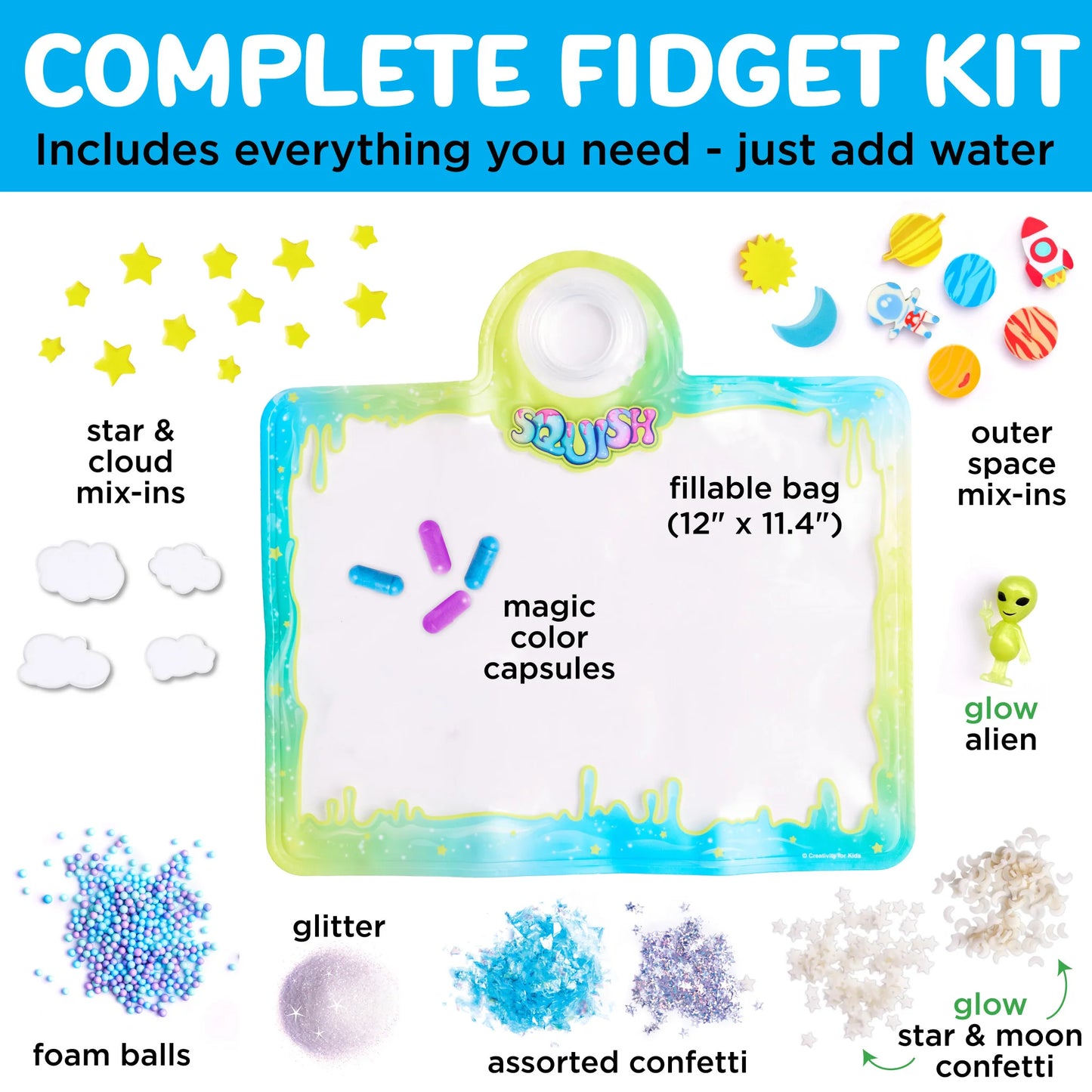 Super Squish Fidget Fun Outer Space