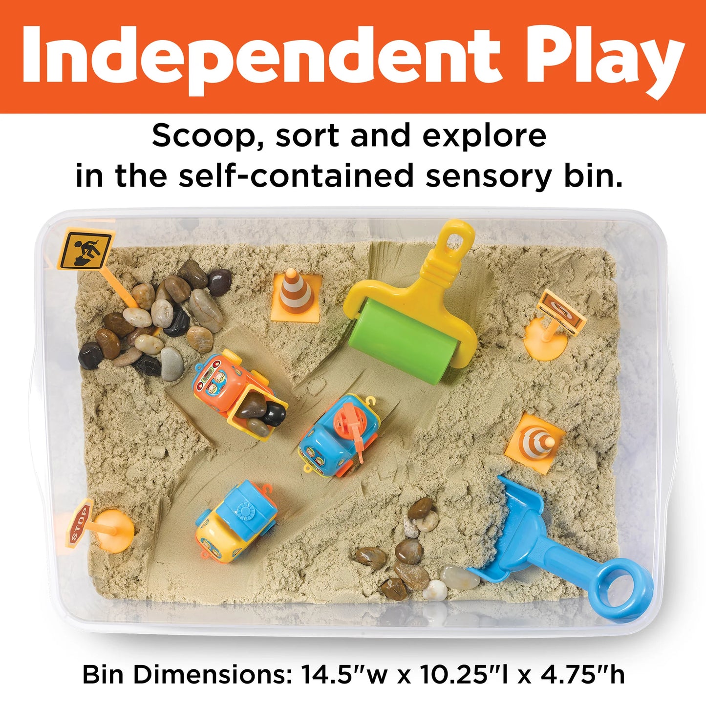 Construction Sensory Bin