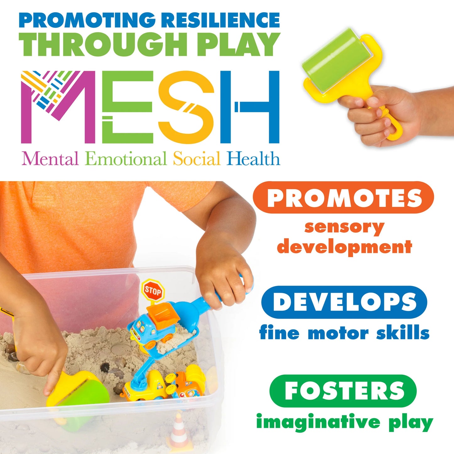Construction Sensory Bin
