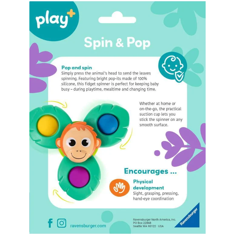 Play+ Spin & Pop Monkey