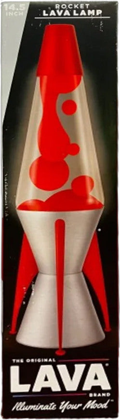 Astrosurge Red Rocket Lava Lamp 14.5"