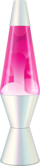 Opalescent White/Pink Lava Lamp