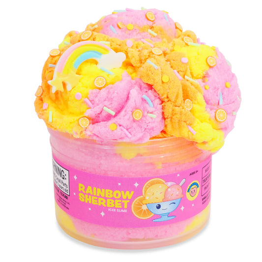 Peachybbies Rainbow Sherbet Slime