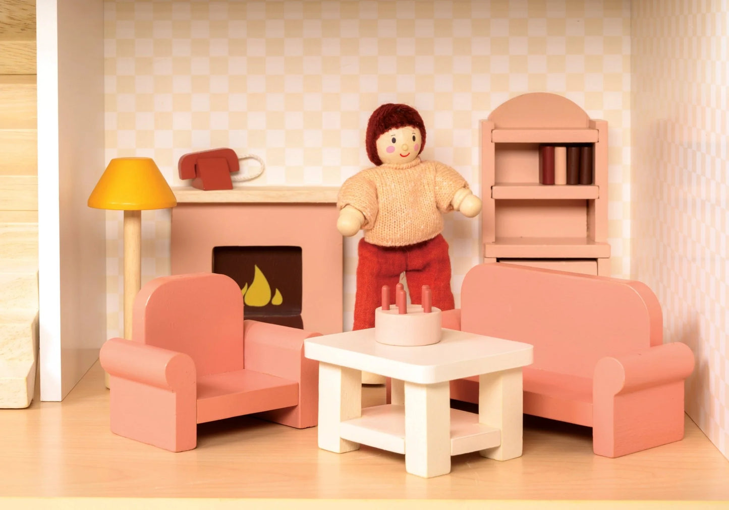 Sitting Room Dollhouse Furniture Set