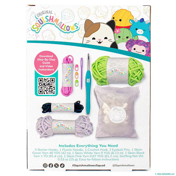 Squishmallow Crochet Kit Wendy Frog