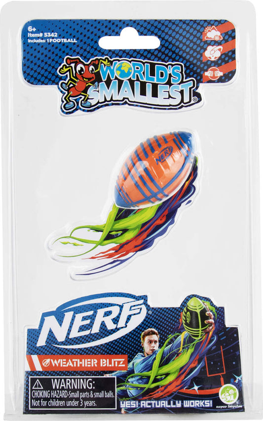 World’s Smallest NERF Weather Blitz Football
